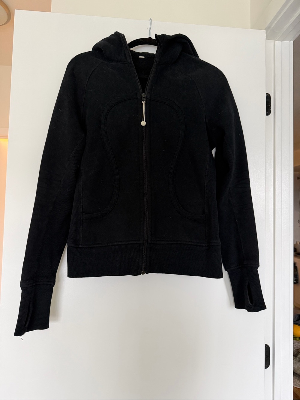 lululemon athletica Black Full‑Zip Hooded Sweatshirt